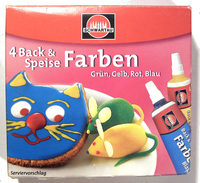 Schwartau 4 Back & Speise Farben (Grün, Gelb, Rot, Blau)