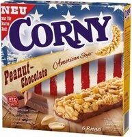 Corny Peanut-chocolate American Style 6 Riegel