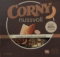 Corny Nussvoll, Mandel + Weiße Schokolade