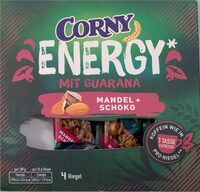 Corny Energy mit Guarana „Mandel+Schoko“