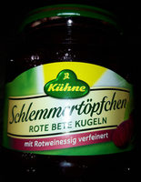 Sauerkonserve Rote Bete Kugeln