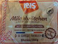 Milchbrötchen mit Schokostückche