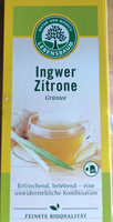 Grüntee Ingwer Zitrone