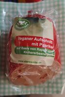 Veganer Aufschnitt mit Paprika