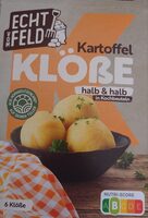 Kartoffel Klöße halb & halb