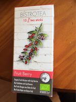 Bistrotea 15 tea sticks fruit Berry
