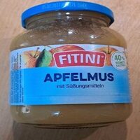 Apfelmus 40% Weniger, Ohne Zuckerzusatz