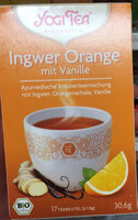 Biologique gingembre orange à la vanille