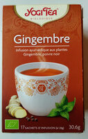 Infusion ayurvédique aux plantes, Gingembre, poivre noir