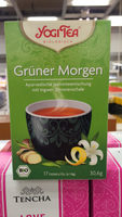 BIOLOGISCH Grüner Morgen Ayurvedische Jasminteemischung mit Ingwer, Zitronenschale