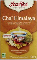 Chaï Himalaya Infusion ayurvédique aux épices