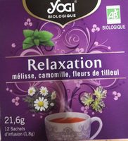 Relaxation Mélisse, camomille, fleurs de tilleul