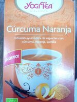 Te cúrcuma y naranja
