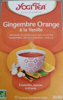 Infusion gingembre orange à la vanille