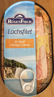 Lachsfilet in Senf-Honig-Creme