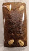 Lebkuchen mit Mandeln belegt