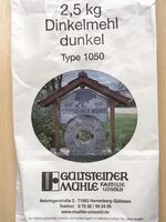 Dinkelmehl dunkel Type 1050