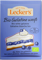White gelatin sheet