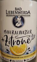 Mineralwasser + Zitrone