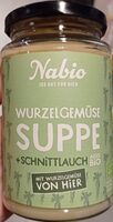 Wurzelgemüse Suppe + Schnittlauch