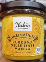 Linsenathlet Kurkuma Gelbe Linse Mango Protein Aufstrich