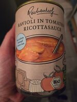 Ravioli in Tomaten Ricottasauce