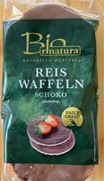 Reis Waffeln Schoko