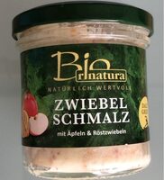 Bio Ziebelschmalz mit Äpfeln und Röstzwiebeln