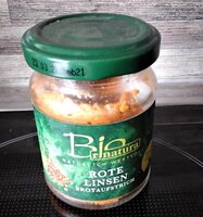 Rote Linsen Brotaufstrich Bio