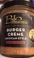 Burger Creme Mexican Style Kidneybohne