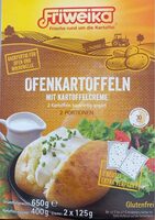 Ofenkartoffeln mit Kartoffelcreme