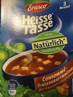 Heisse Tasse Rinderkraftbrühe