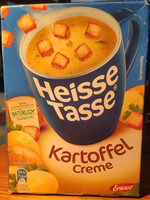 Heisse Tasse Kartoffelcreme Suppe