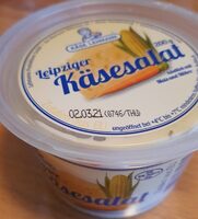 Leipziger Käsesalat köstlich mit Mais und Möhre
