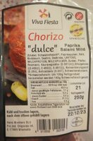 Chorizo "dulce"