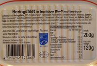 Heringsfilet in fruchtiger Bio-Tomatensauce