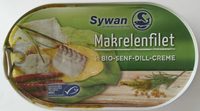 Makrelenfilet in Bio-Senf-Dill-Creme