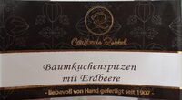 Baumkuchenspitzen mit Erdbeeren