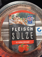 Fleischsülze mit Paprika verfeinert