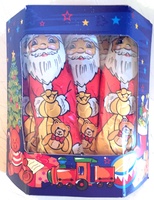 Chocolat au lait en forme de père-noël