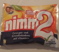 Nimm2 Orangen- und Zitronenbonbons mit Vitaminen