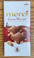Ganze Mandel in Vollmilchschokolade