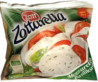 Zottarella s bazalkou