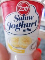 Sahne Joghurt Banane