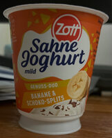 Sahne Joghurt mild Genuss-Duo Banane & Schoko-Splits