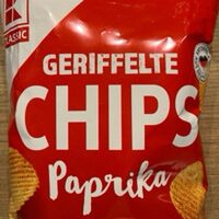 Geriffelte Paprika Chips