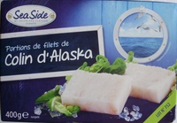 Portions de filets de Colin d'Alaska, surgelé
