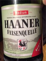 Haaner Felsenquelle Mineralwasser Medium