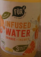 FÜR Infused Water Orange + Ingwer