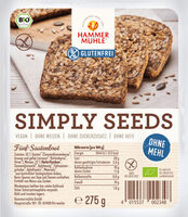 5 Saatenbrot Simply Seeds glutenfrei